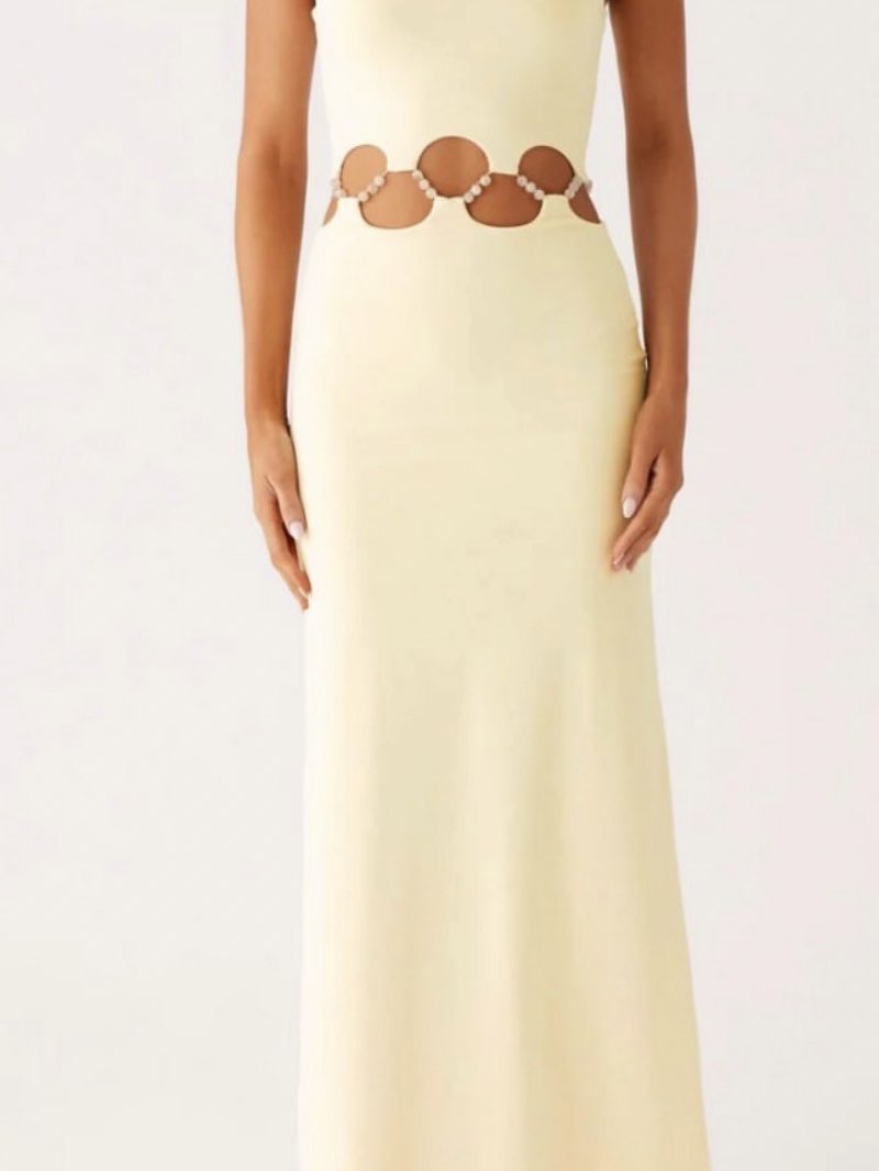 Embellished Cutout Maxi Dress