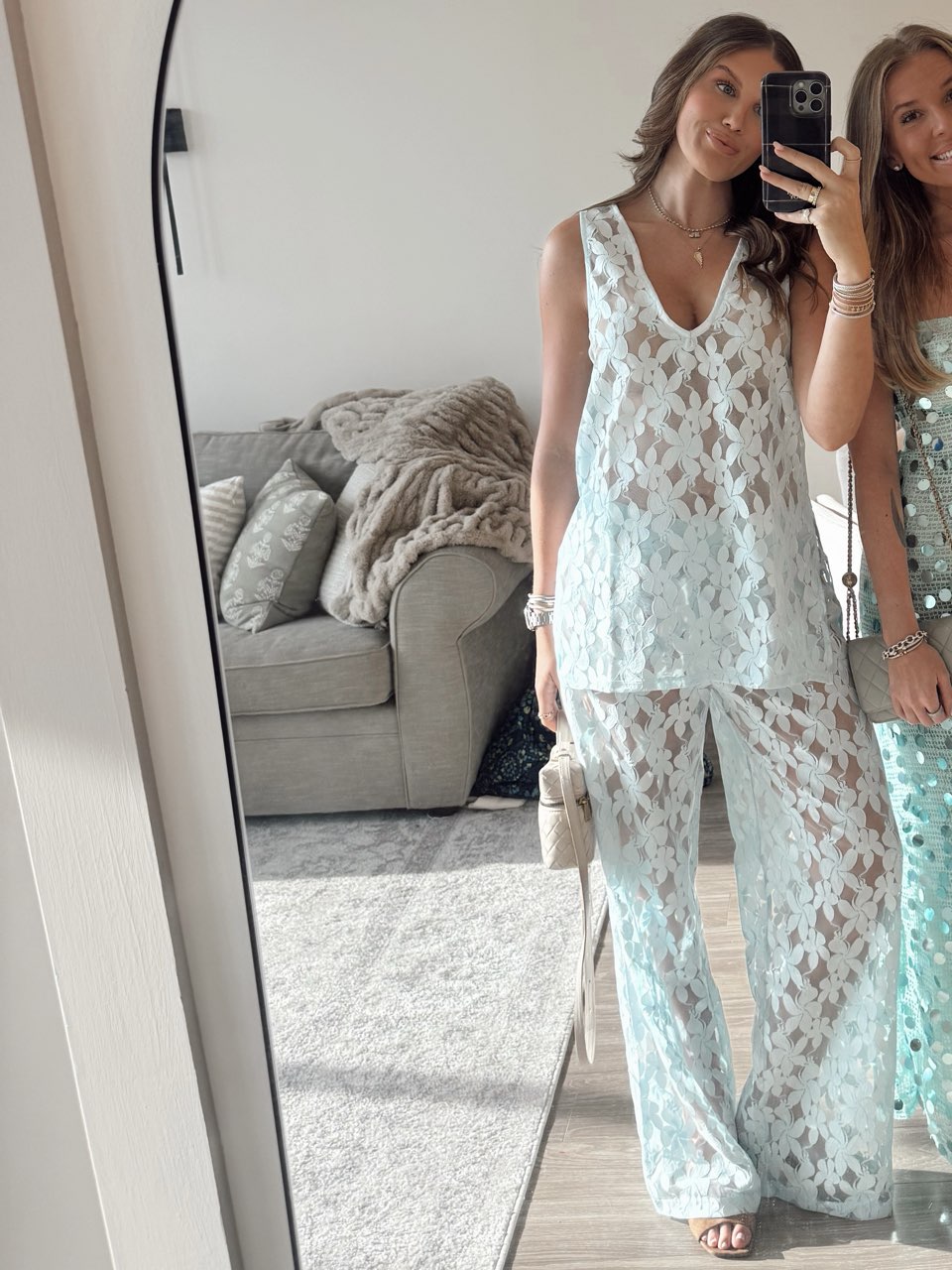 ASOS lace oversized set