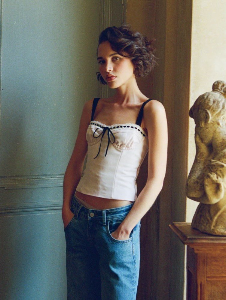 Pink Bustier Cami Top