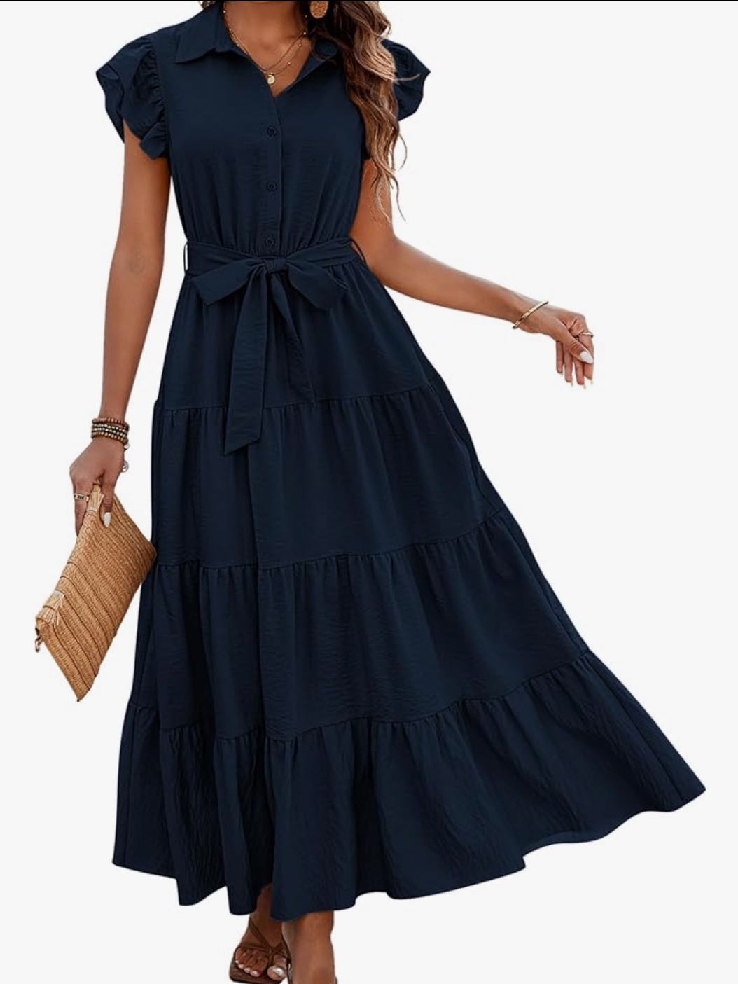 Navy Maxi Dress