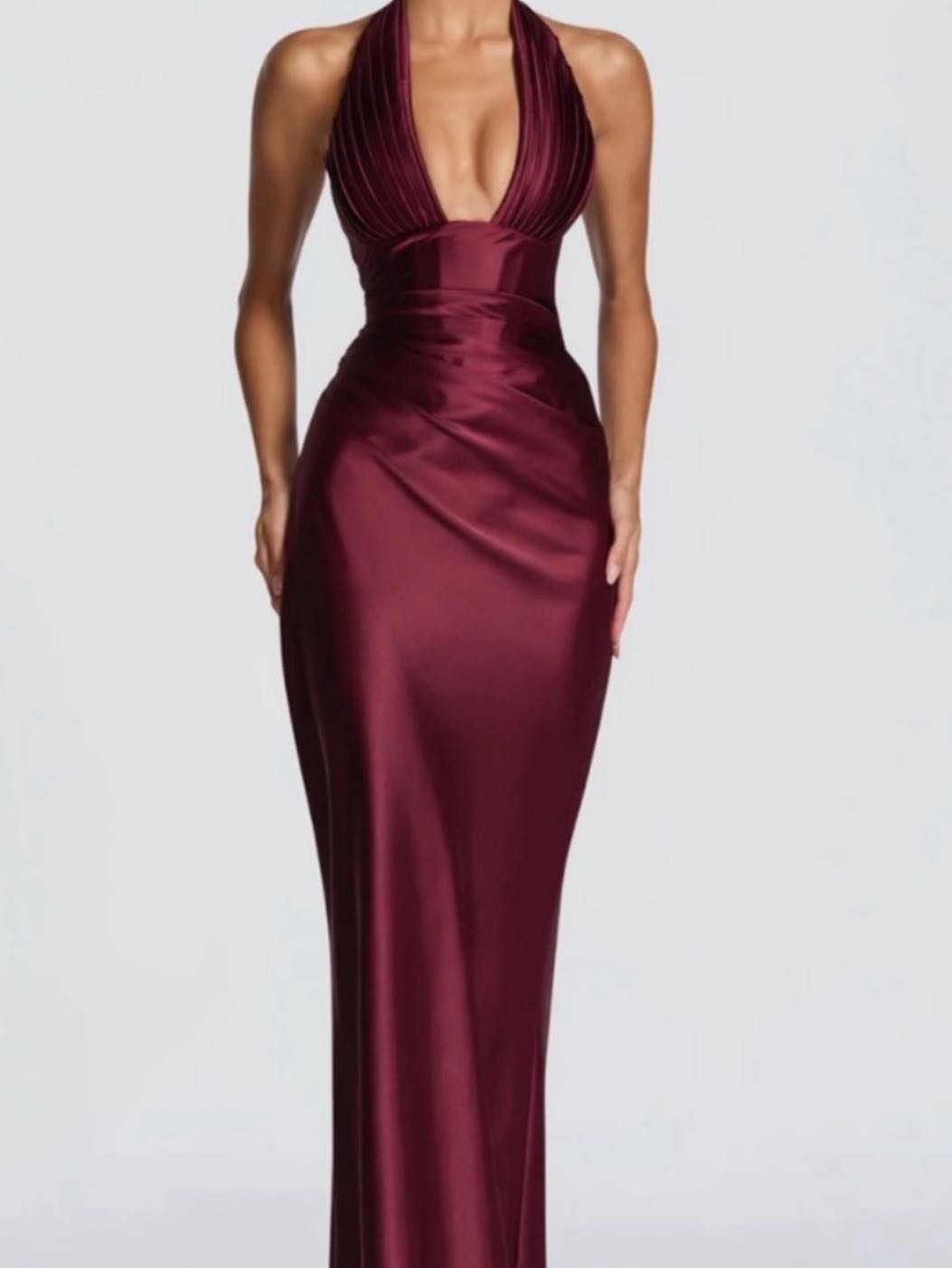 Babyboo burgundy dress