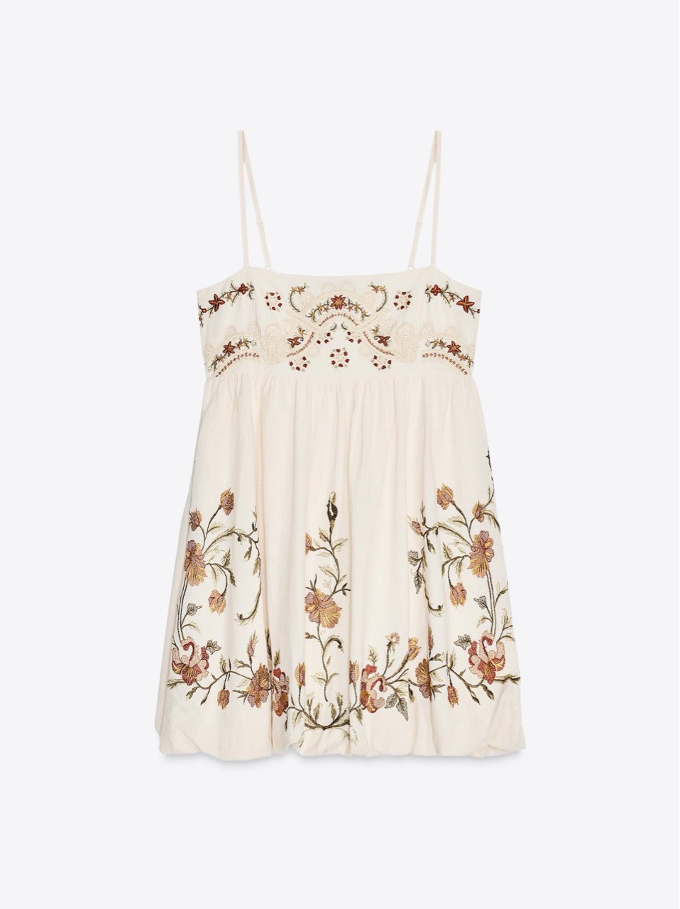 Floral Embroidery Dress