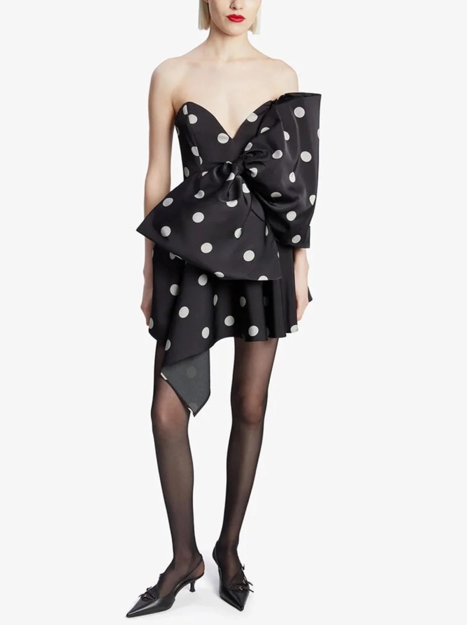 bardot polka dot dress!!