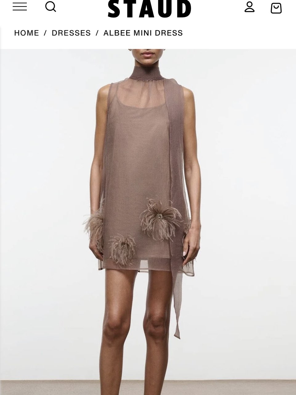 Staud Albee mini dress