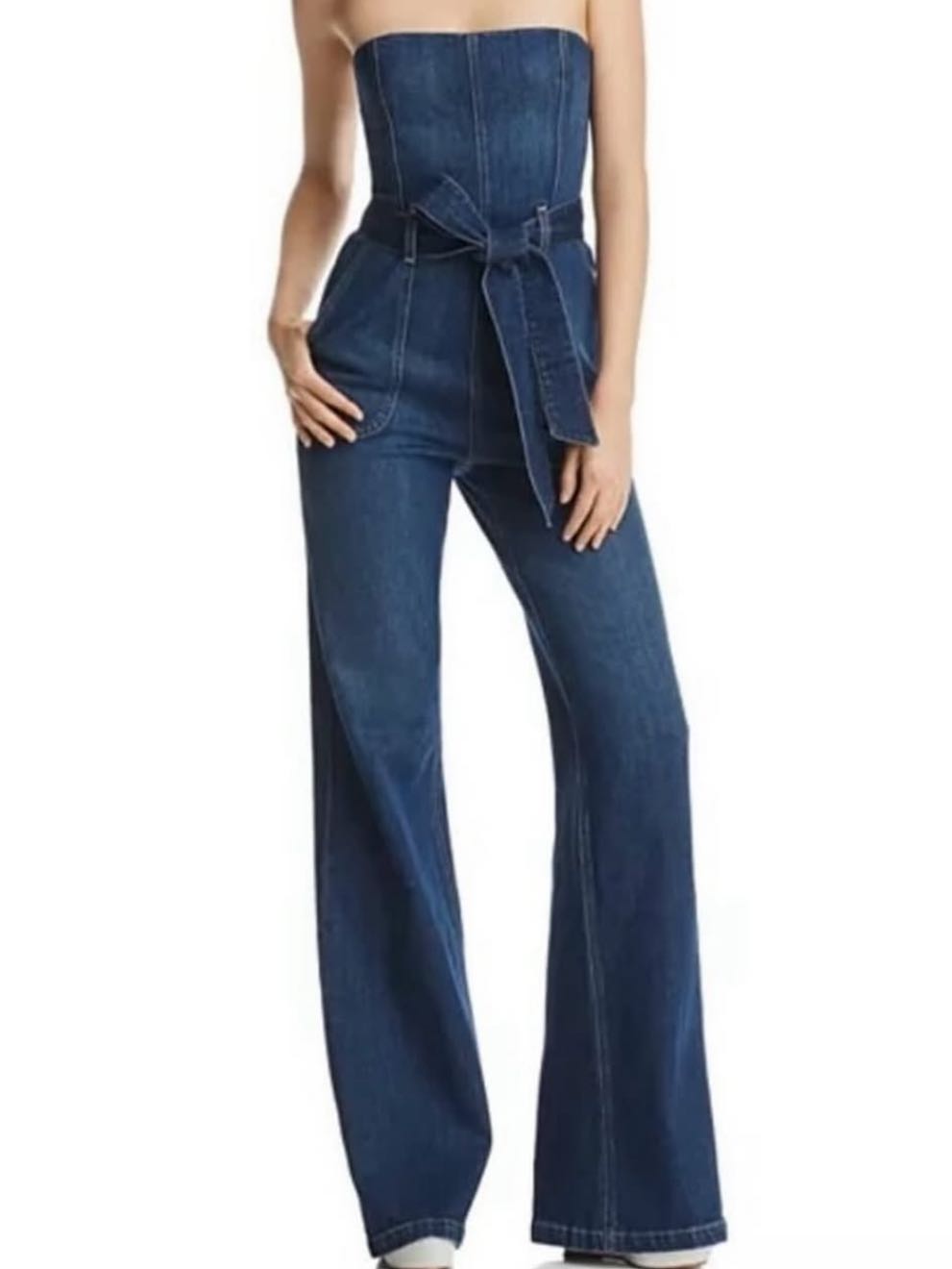 Alice & Olivia Denim Jumpsuit