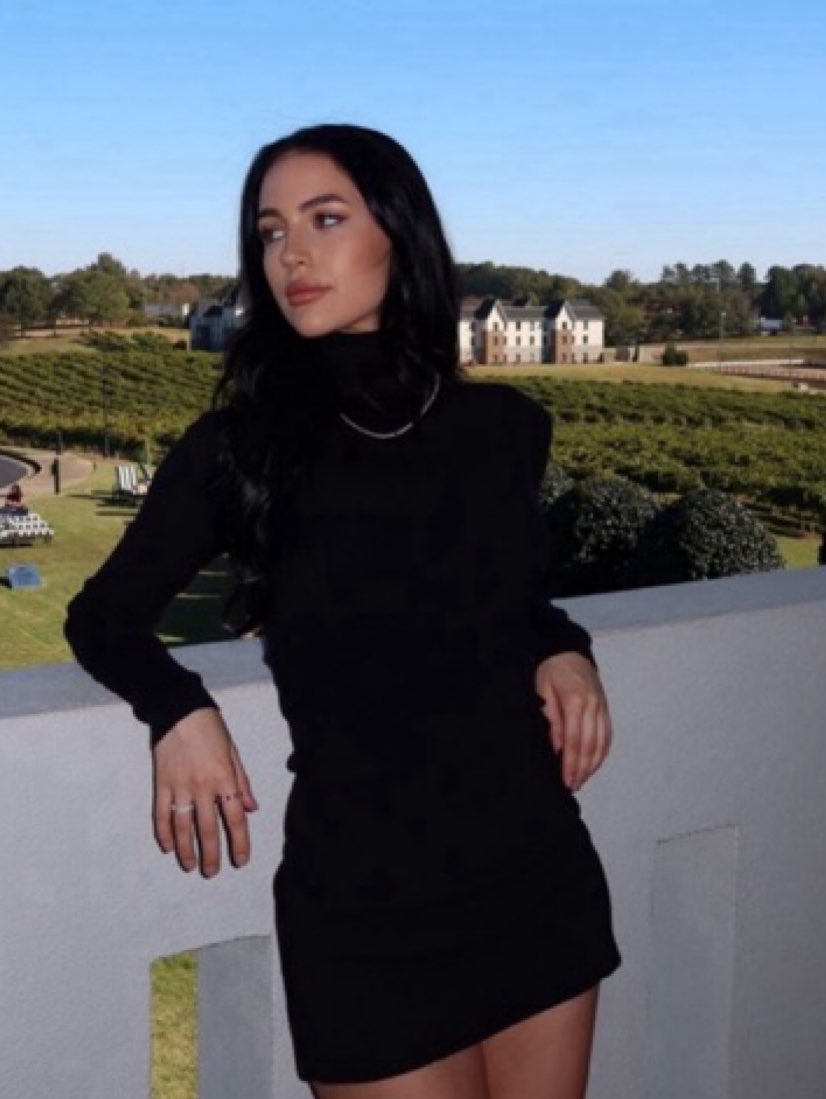 Black Turtleneck Mini Dress