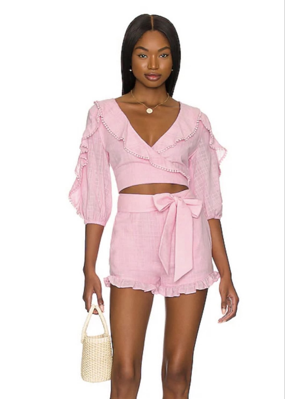 White Ruffled Sleeve Romper