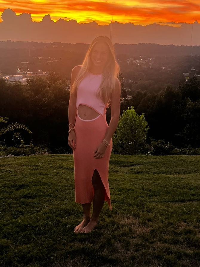 Color Block Midi Dress