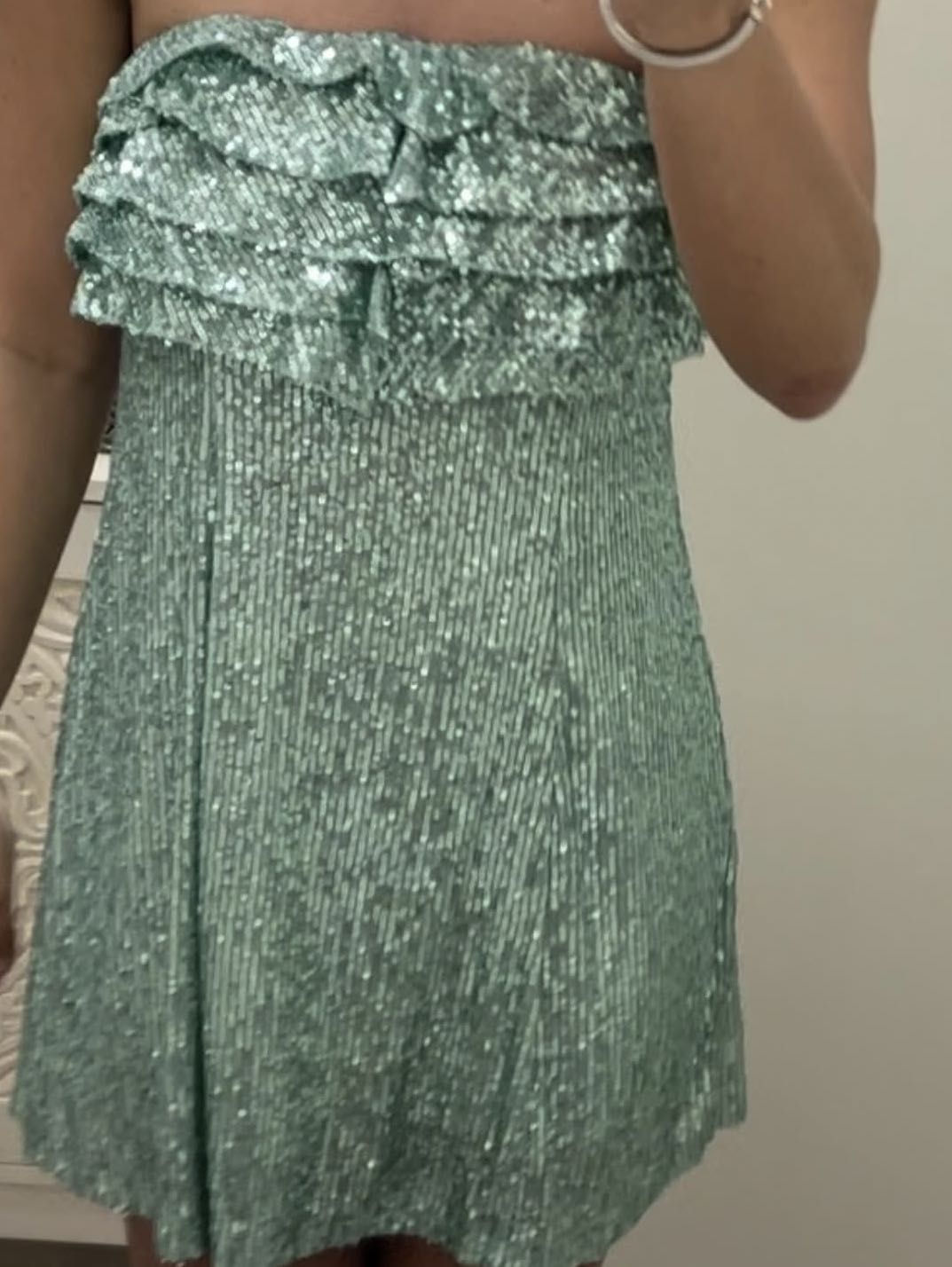 Sparkly mini dress