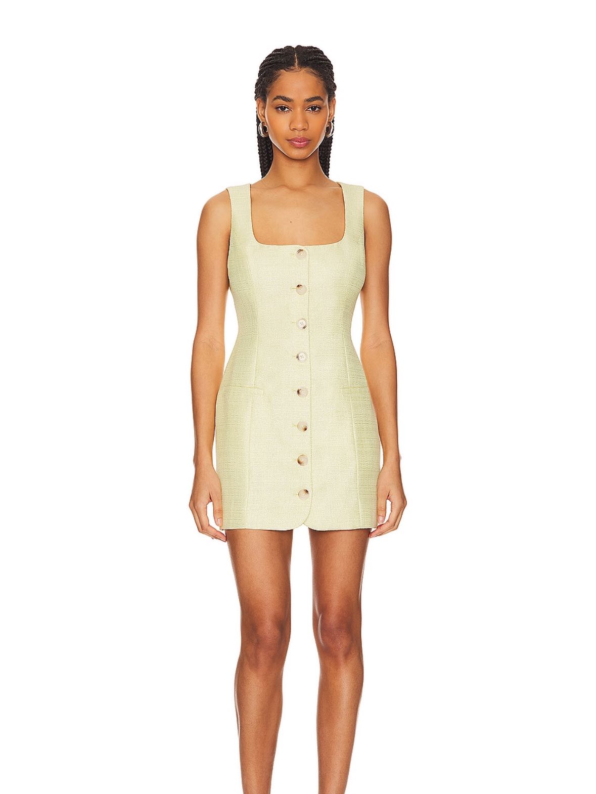 Sunnie Mini Dress in Lemon