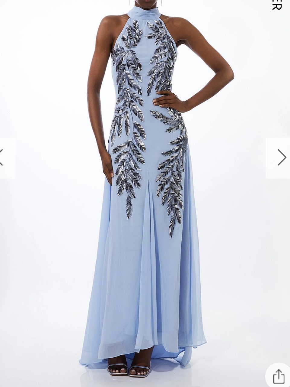 Karen Millen Blue Gown