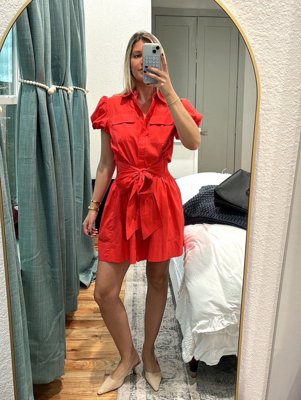 Ramy Brook red mini dress