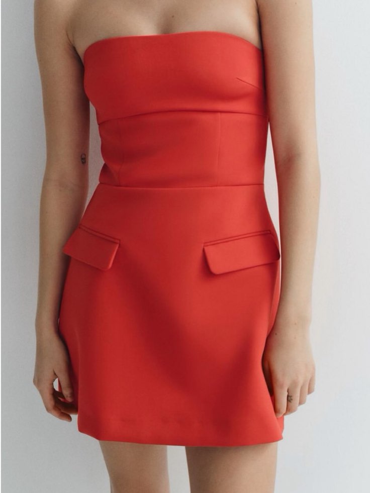 Orange Mini Dress