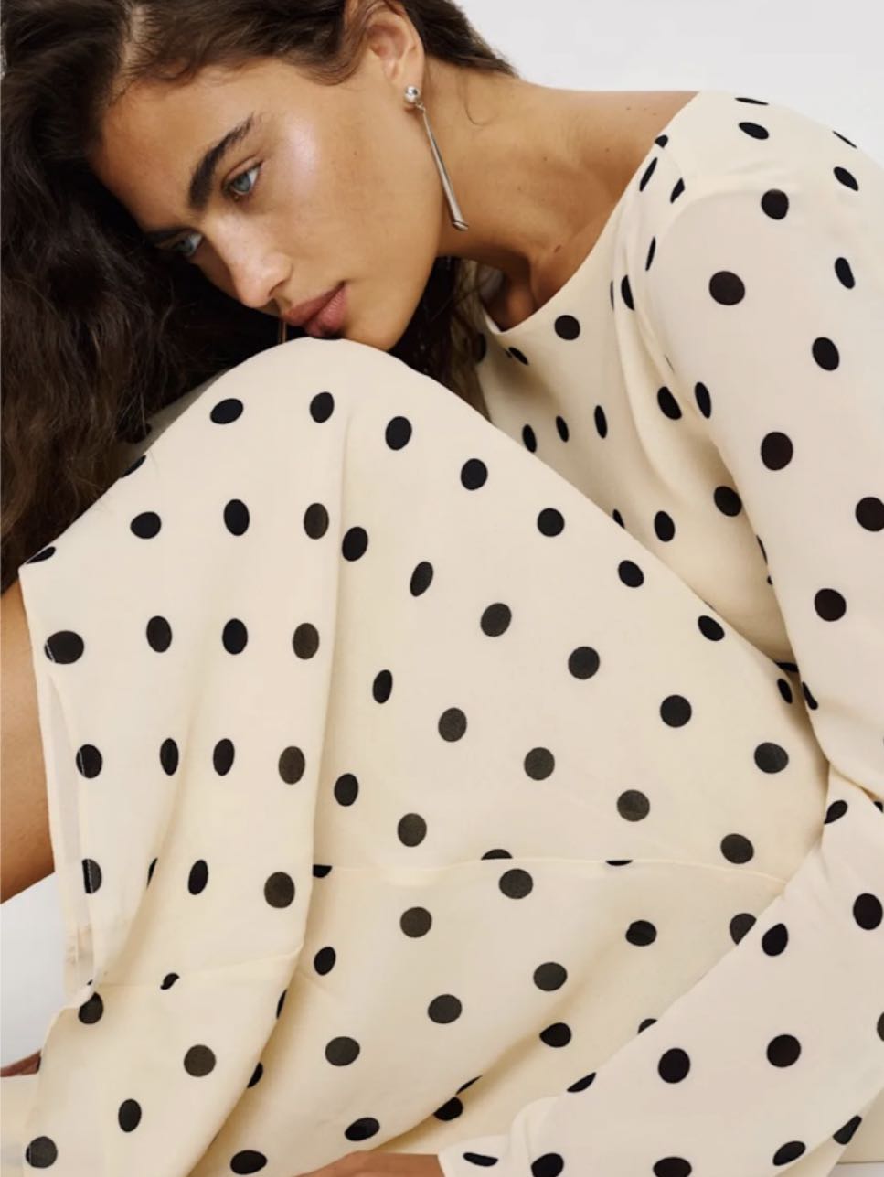 Polka Dot Midi Dress