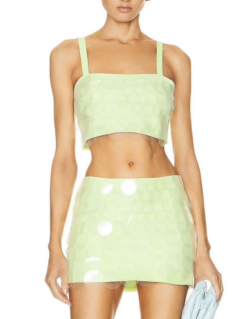 Jonathon Simkhai green dress