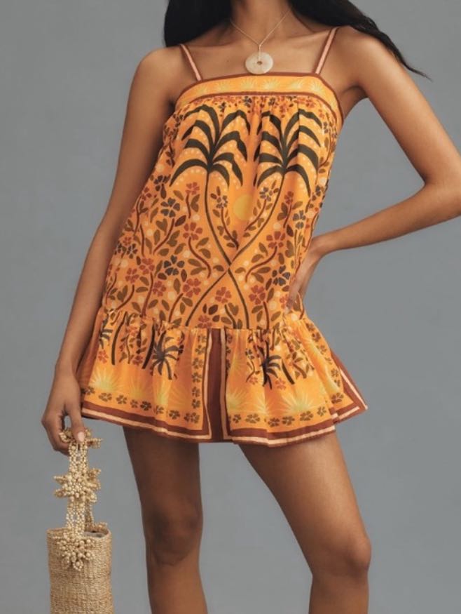 Orange Mini Dress 🧡