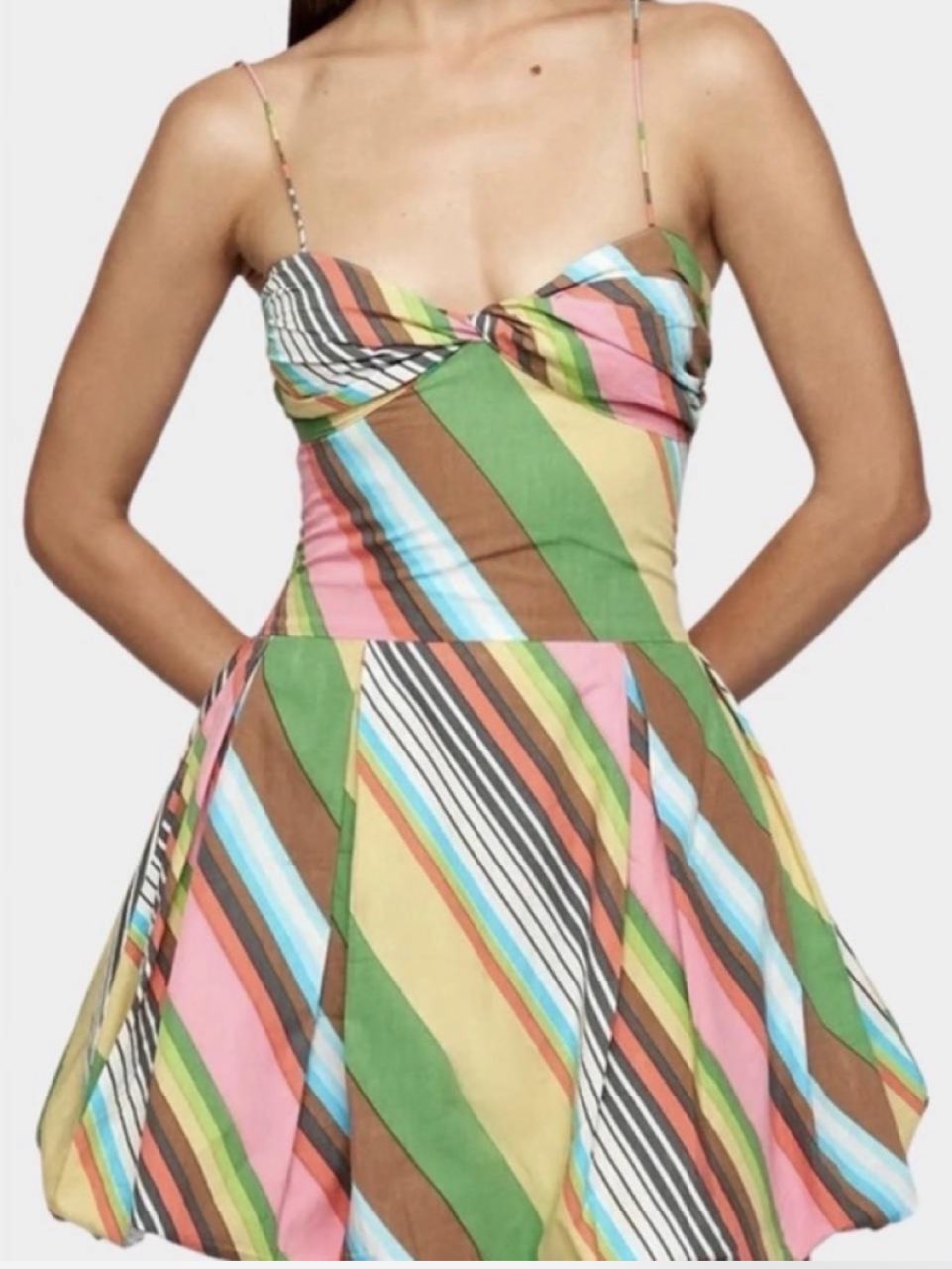 Anthropologie Colorful Striped Mini Dress