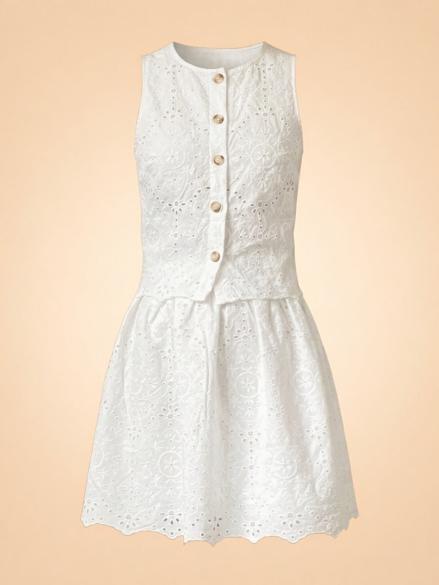 Roni Blouse and Skirt