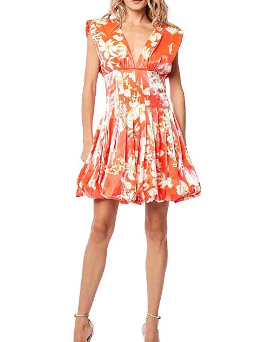 Lyss Floral Print Bubble Dress