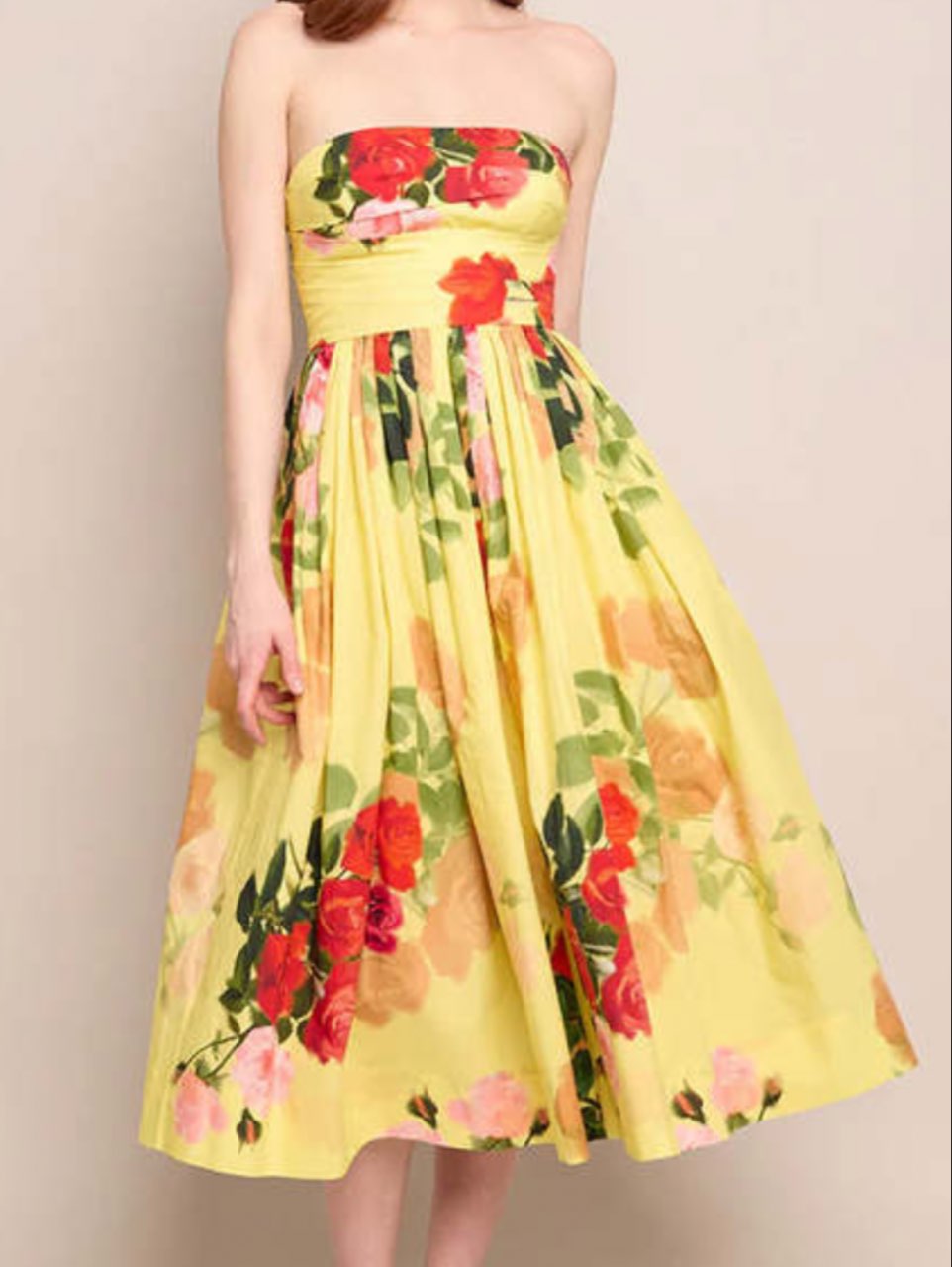 Cara Cara yellow maxi dress size 0!