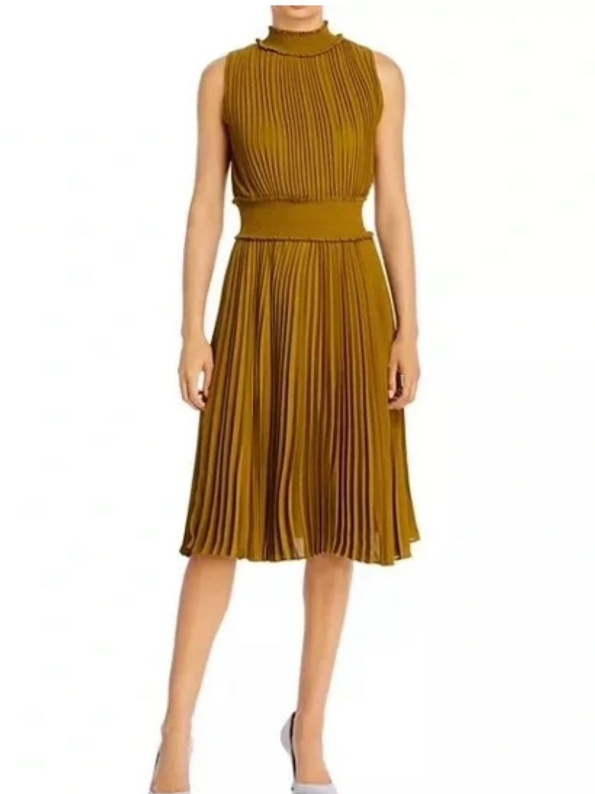 Nannette Lepore Smocked Midi Dress