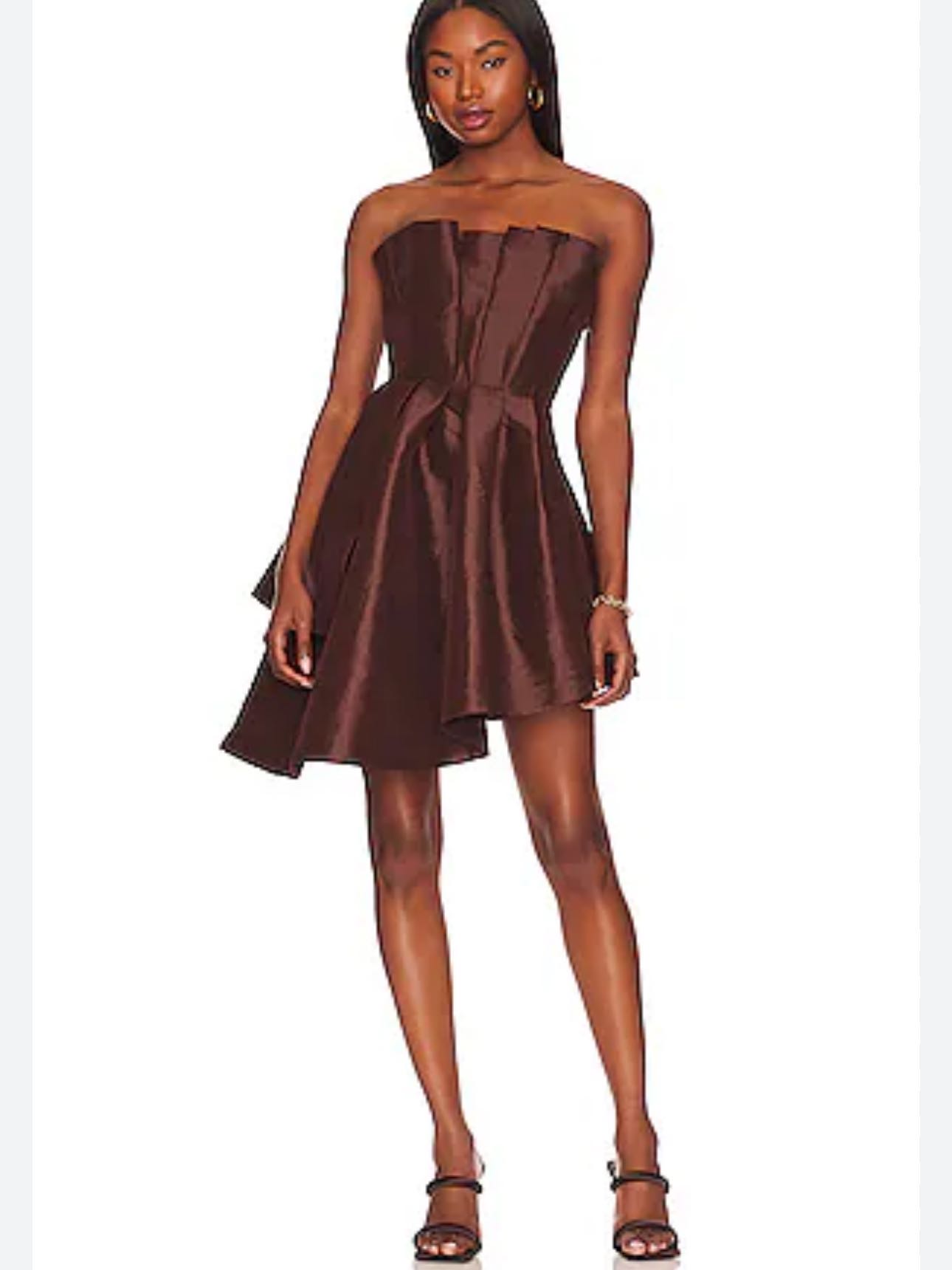 Brown cocktail dress
