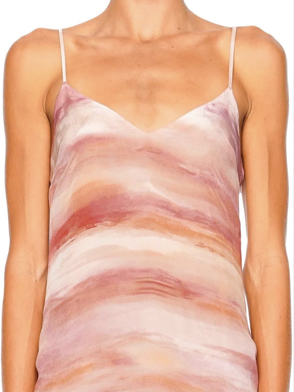 Tie-Dye Printed Maxi Dress