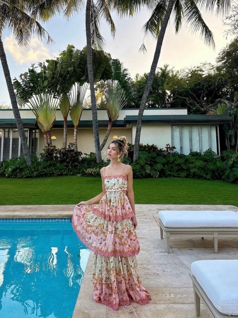 Zimmermann Laurel Frill Maxi Dress