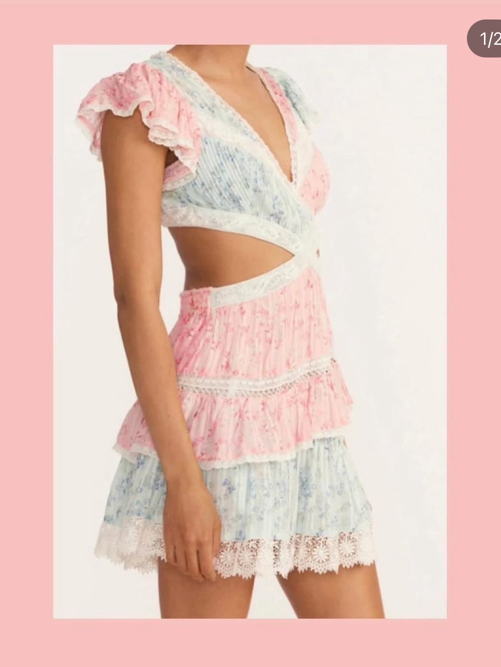 Floral mini dress