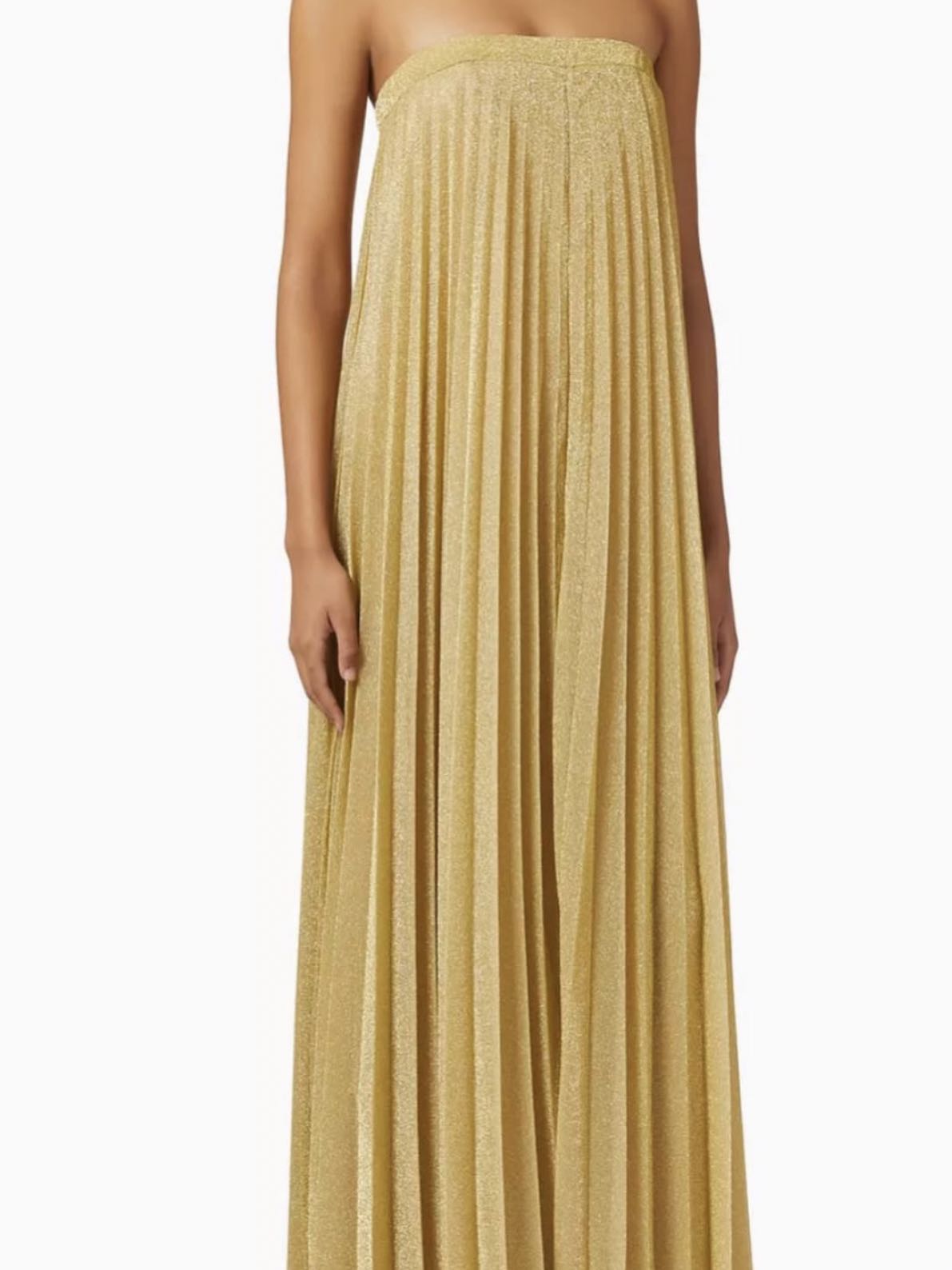 Halston Heritage Gold Gown