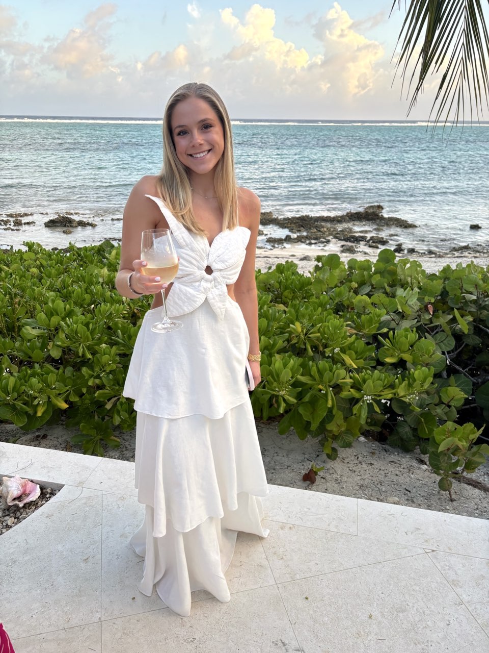 Flower cut out dress