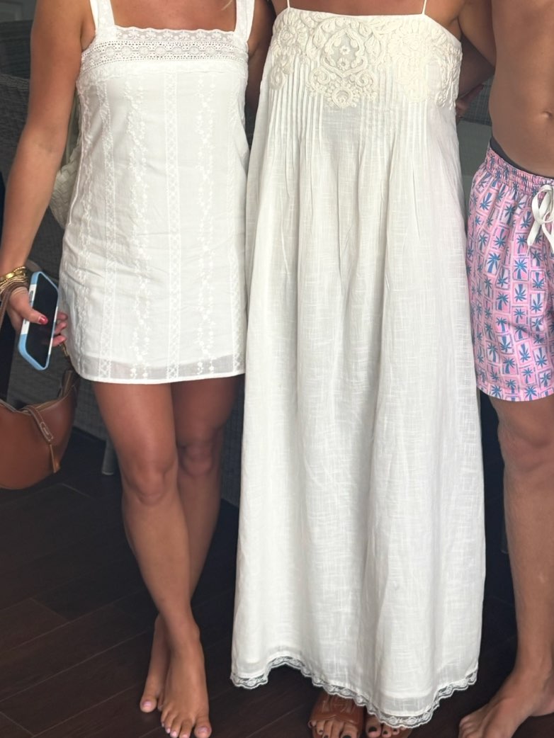 White Embroidered Maxi Dress