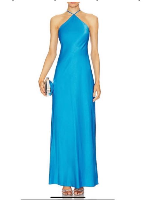 Blue maxi dress