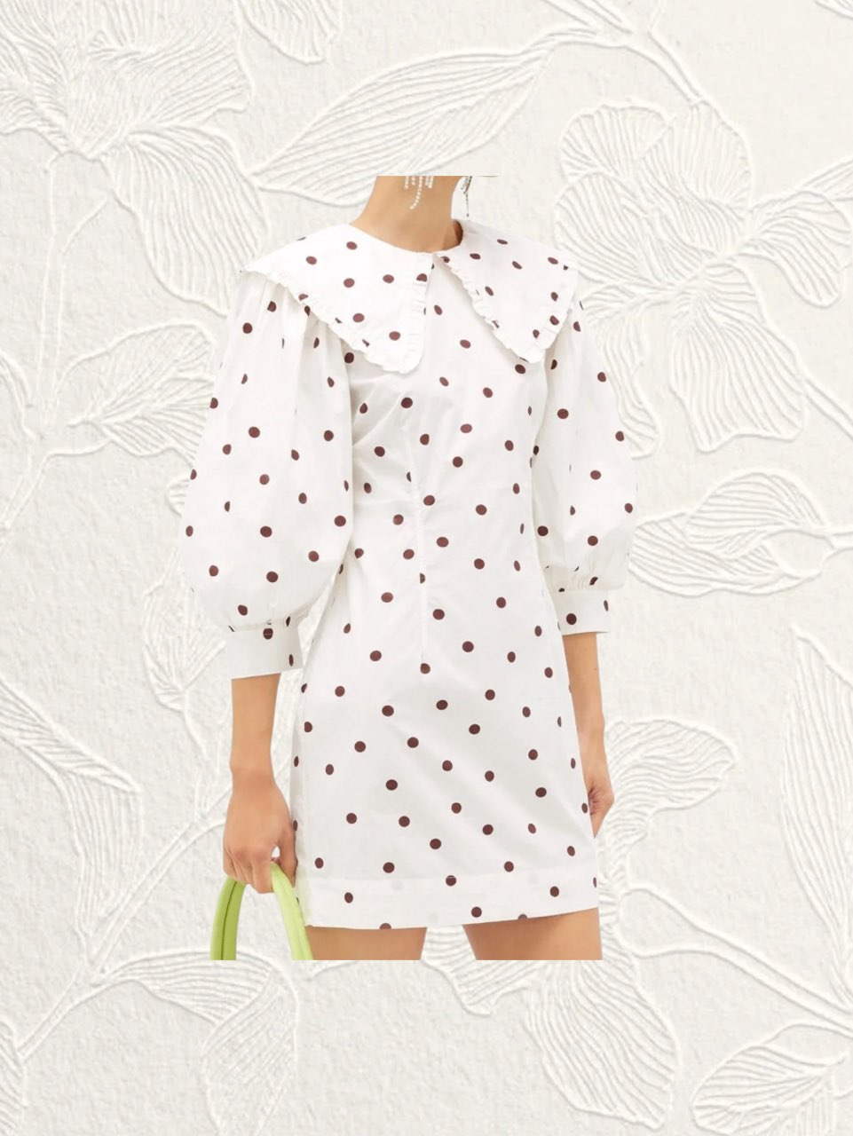 Ganni Sailor Collar Mini