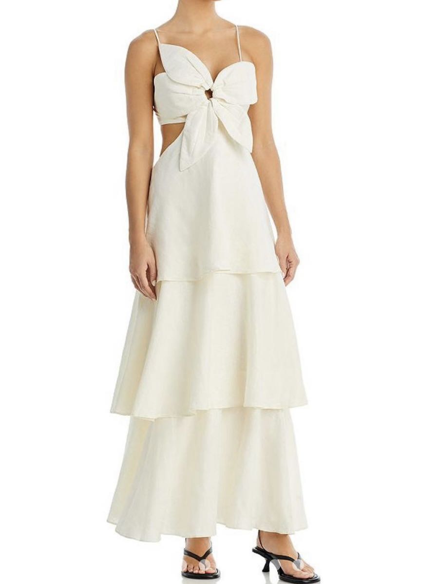 Farm Rio Linen Flower Maxi