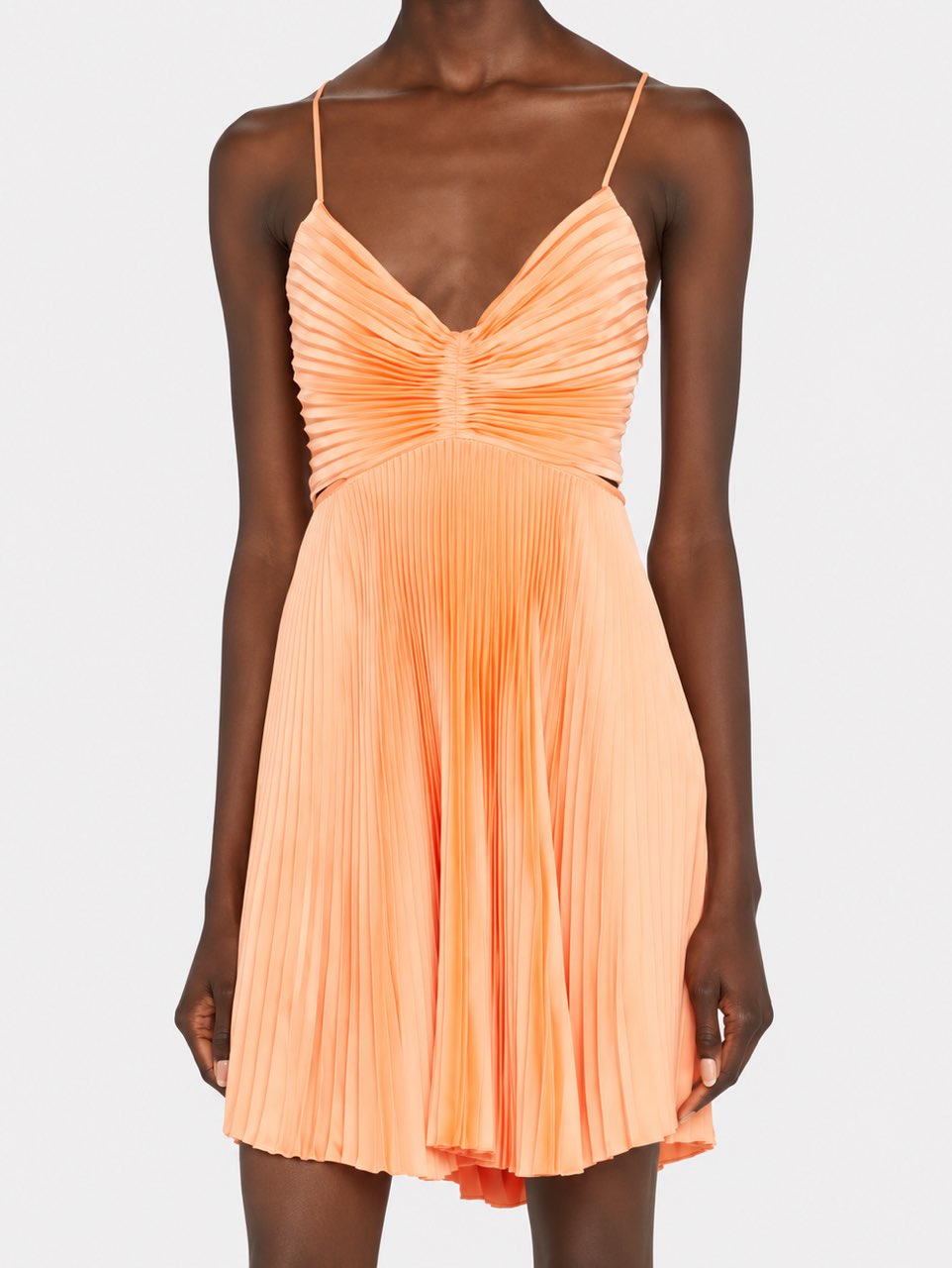 ALC orange ari dress