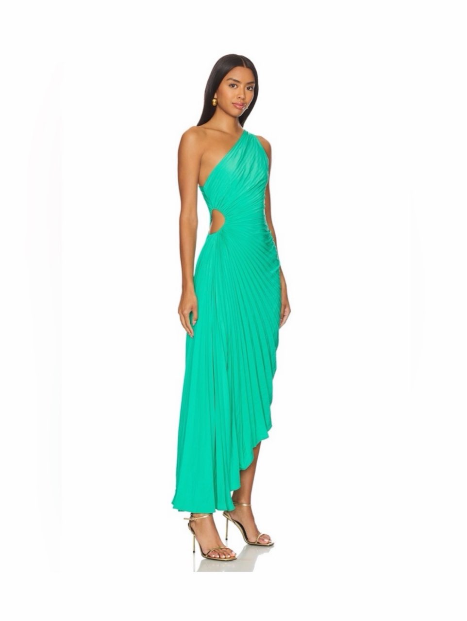 ALC Green Midi Dress
