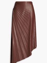 ALC maxi leather skirt