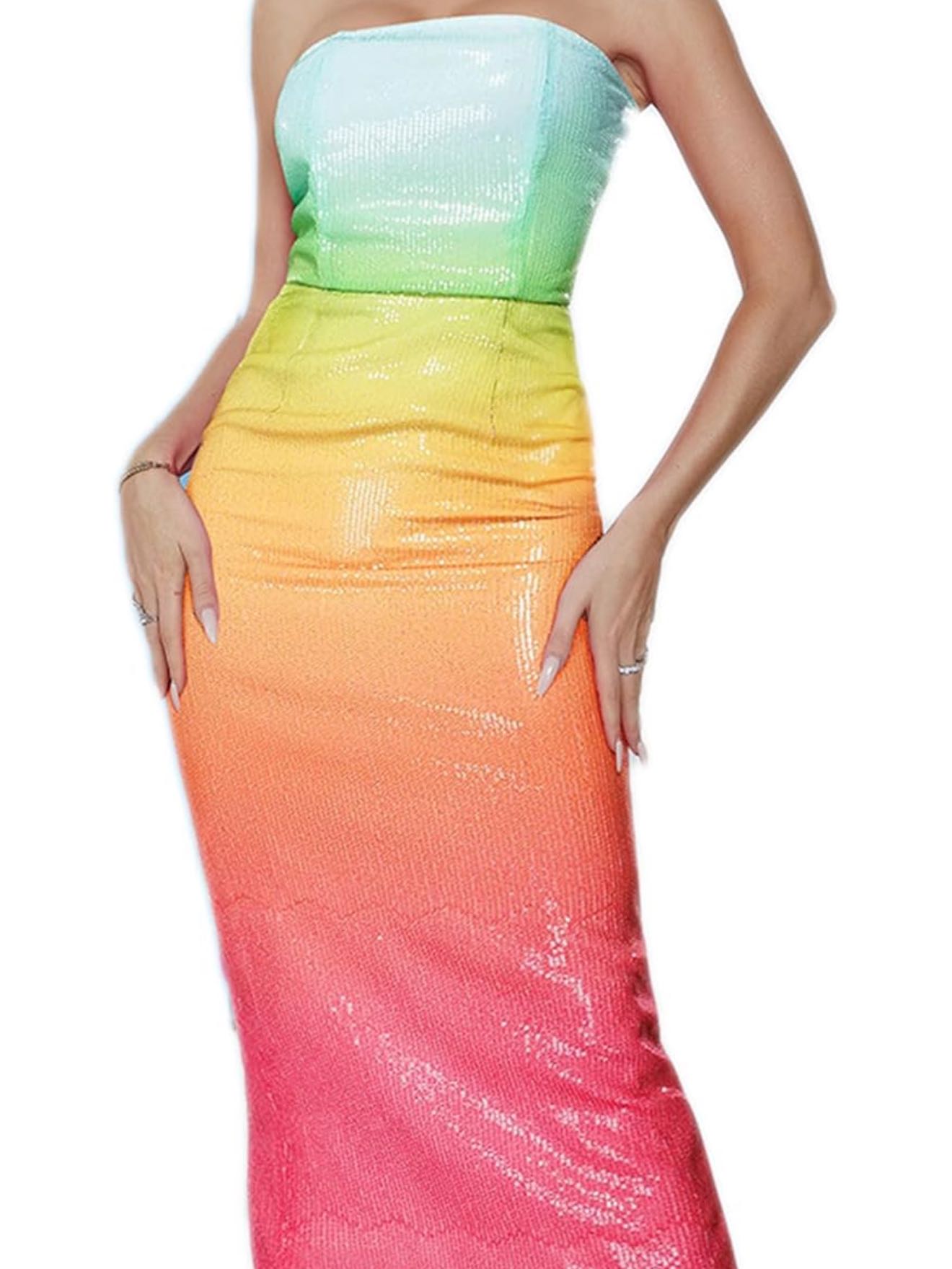 Colorful sparkle dress