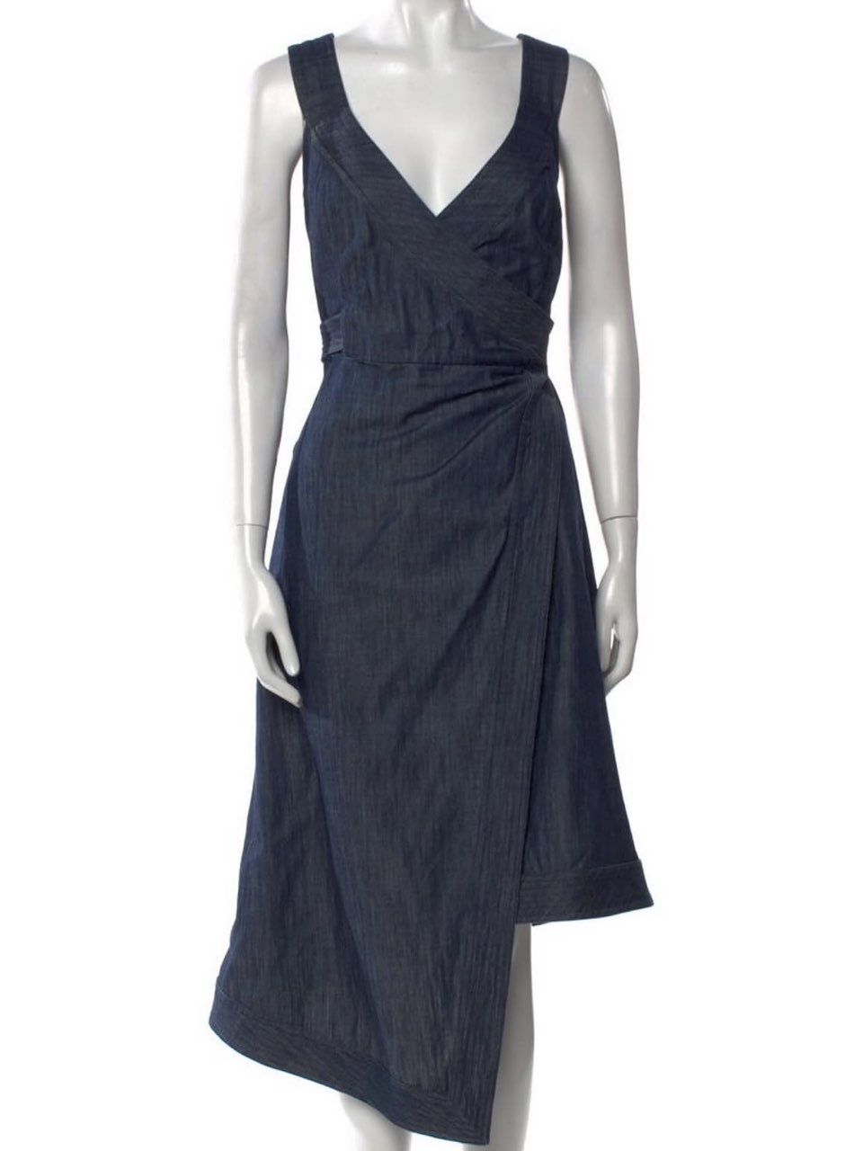 Alexis Wrap Denim Dress