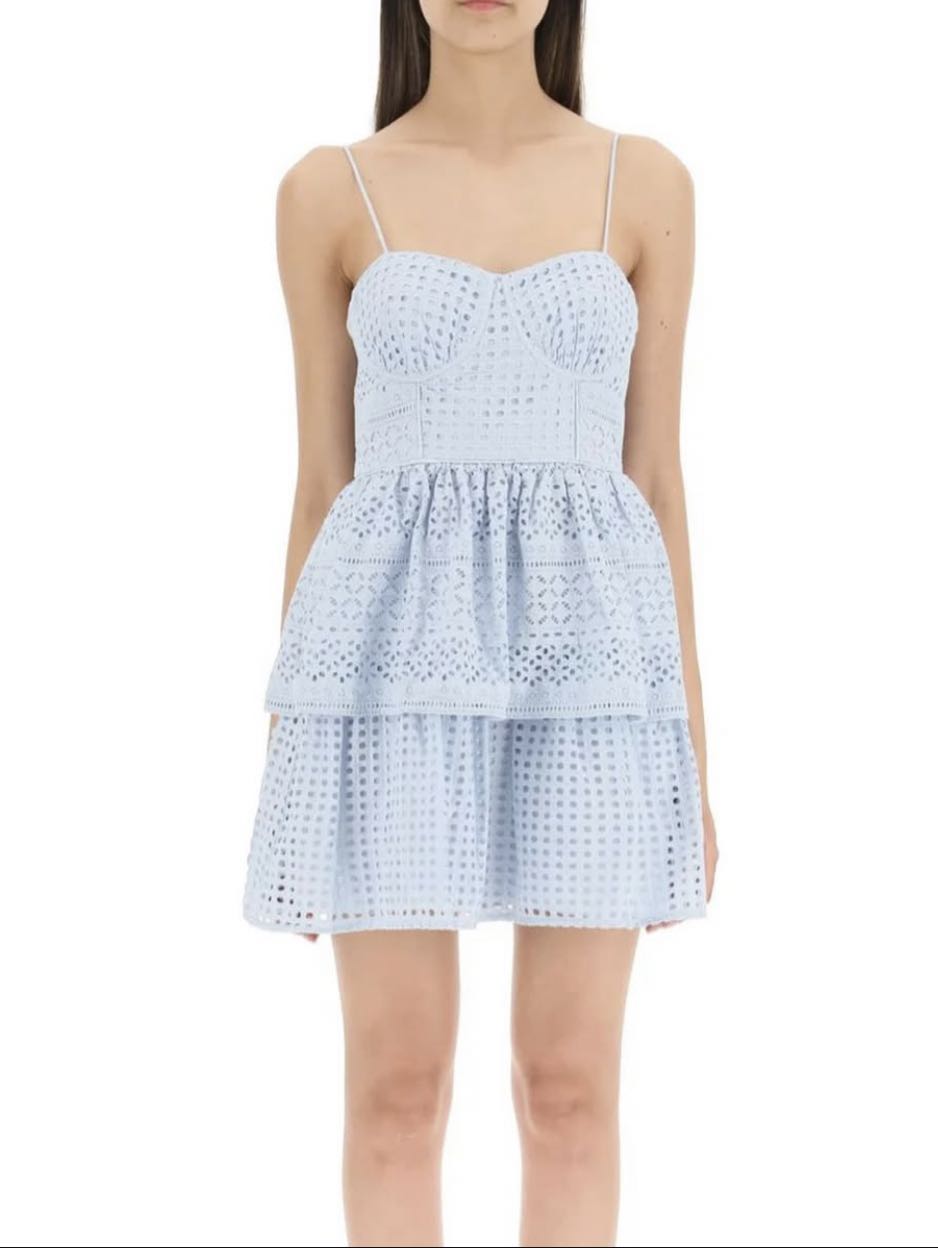 Self-portrait mini dress