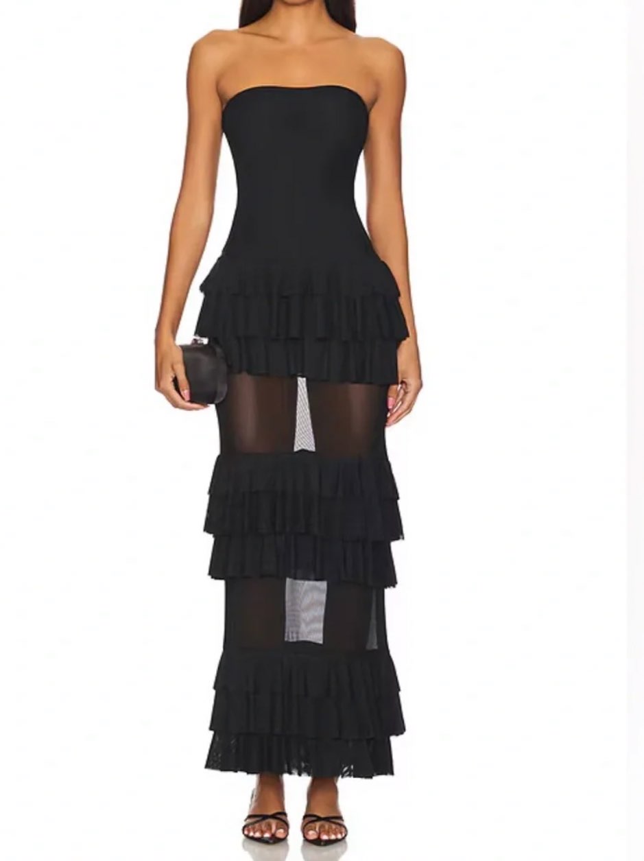 Maxi dress strapless