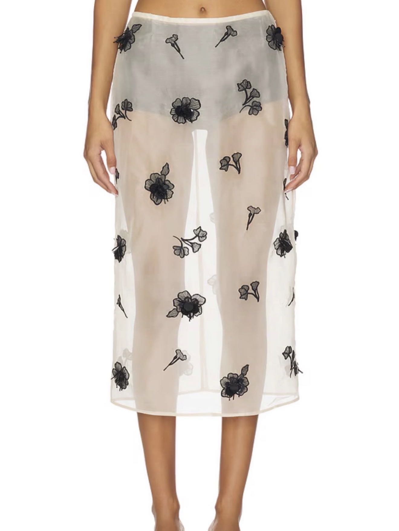 L’Academie floral skirt