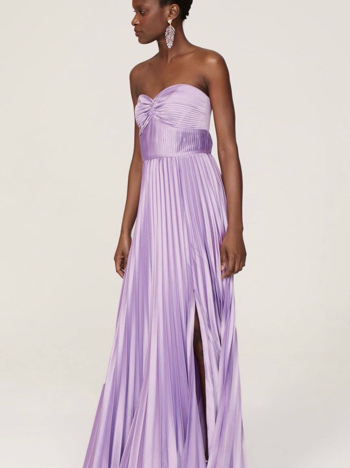 Amur Stef Pleated Gown