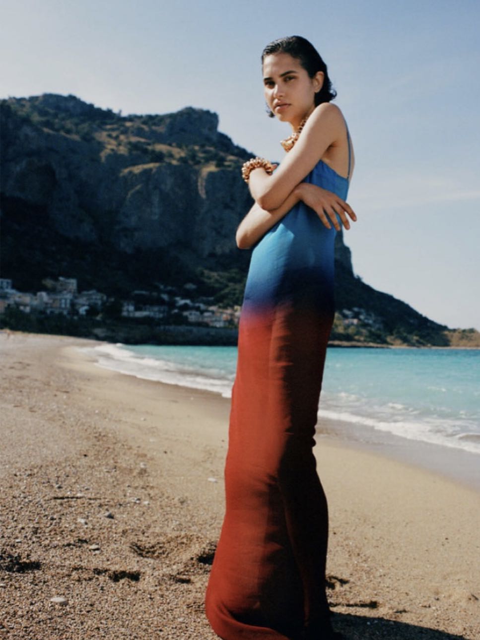 Ombre Slip Dress