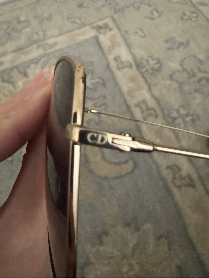 Gold Square Oversized Sunglasses