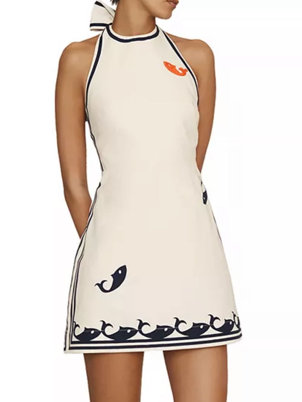 Navy mini dress