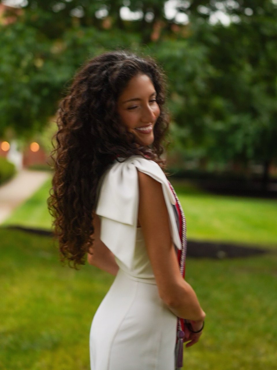 White One shoulder Mini Dress with Bow Detail