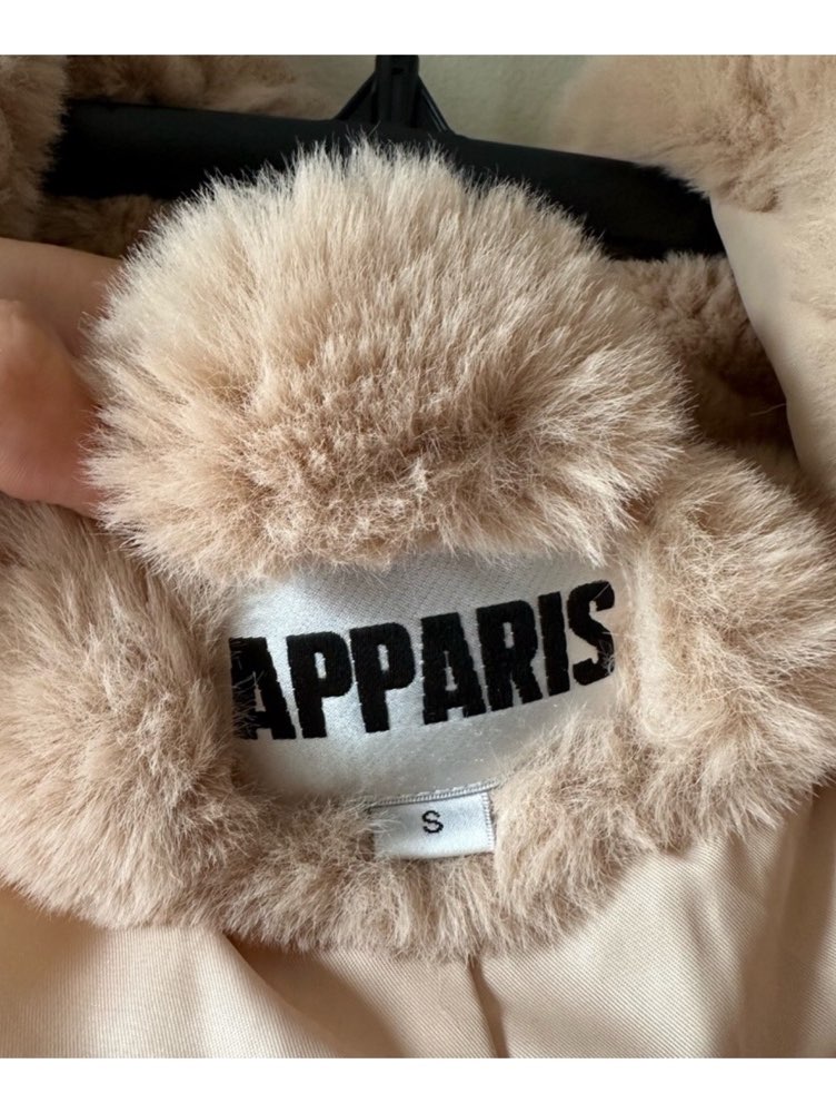Beige Faux Fur Coat