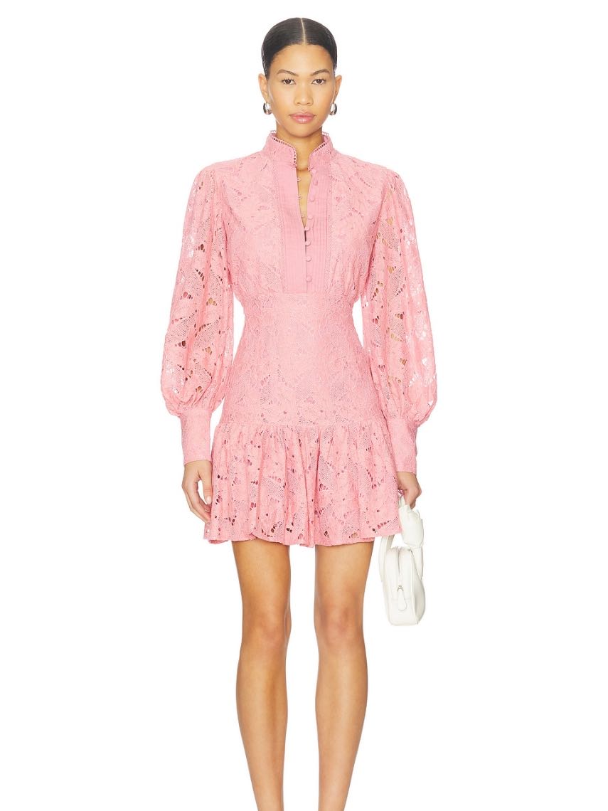 Pink Lace Dress